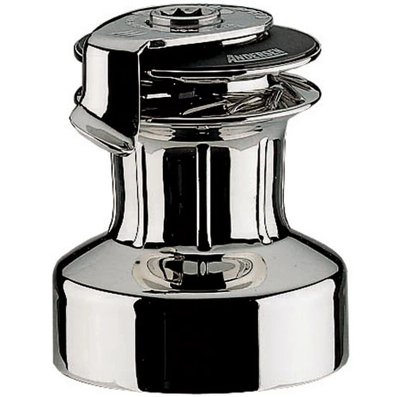 ANDERSEN #12 Geared One-Speed Stainless Steel Self-Tailing Winch