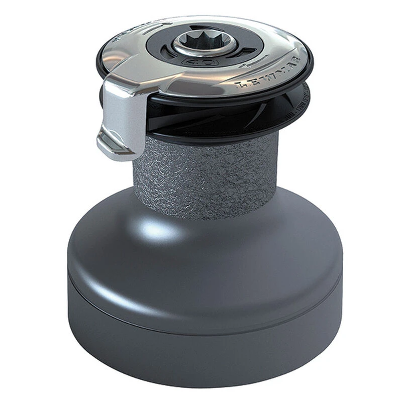 LEWMAR #50 Electric Self-Tailing Winch, Gray