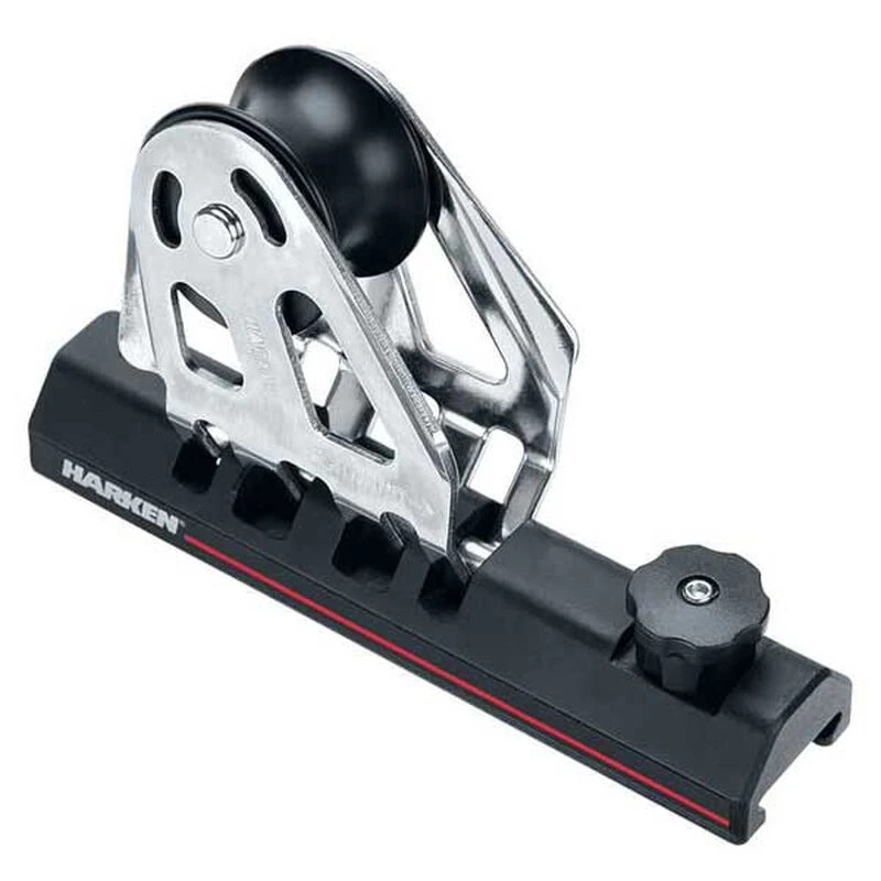 HARKEN Midrange/Pinstop Genoa Lead Car, 51mm Sheave Size, 5"L, 3000lb. MWL, 17.92oz.
