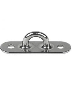 SCHAEFER 2" x 5/8" Dia. Oblong-Base Padeye with 3/16" Bail