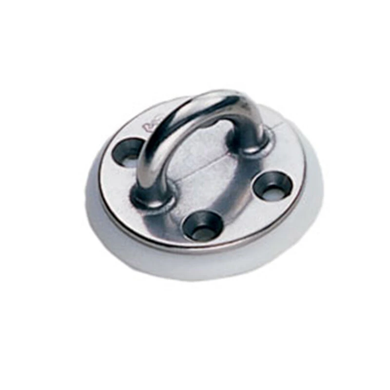 SCHAEFER 2 1/2" Dia. Heavy-Duty Round-Base Padeye with 3/8" Bail