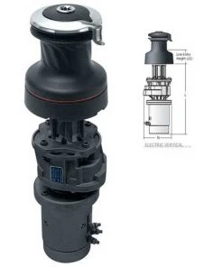 HARKEN #46 Two-Speed Aluminum Vertical Electric Radial Self-Tailing Winch