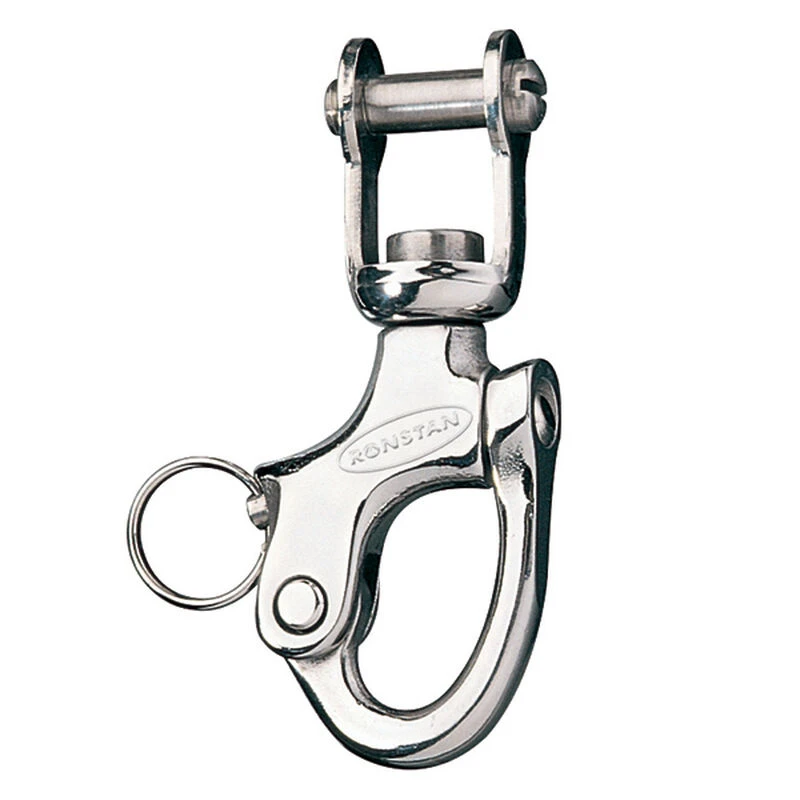RONSTAN 3 3/4" L Stainless Steel Track Bail Snap Shackle