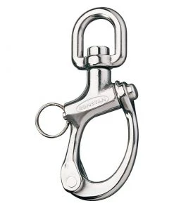RONSTAN 4 5/16" L X 5/8" Stainless Steel Standard S-Bail Snap Shackle