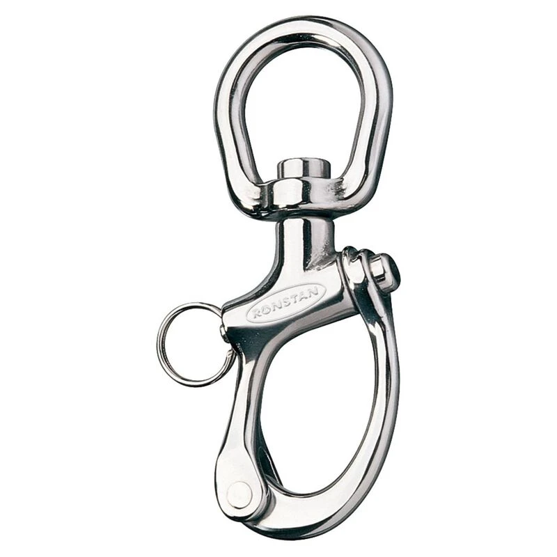 RONSTAN 4 3/4" X 1" Stainless Steel Large Bail Snap Shackle