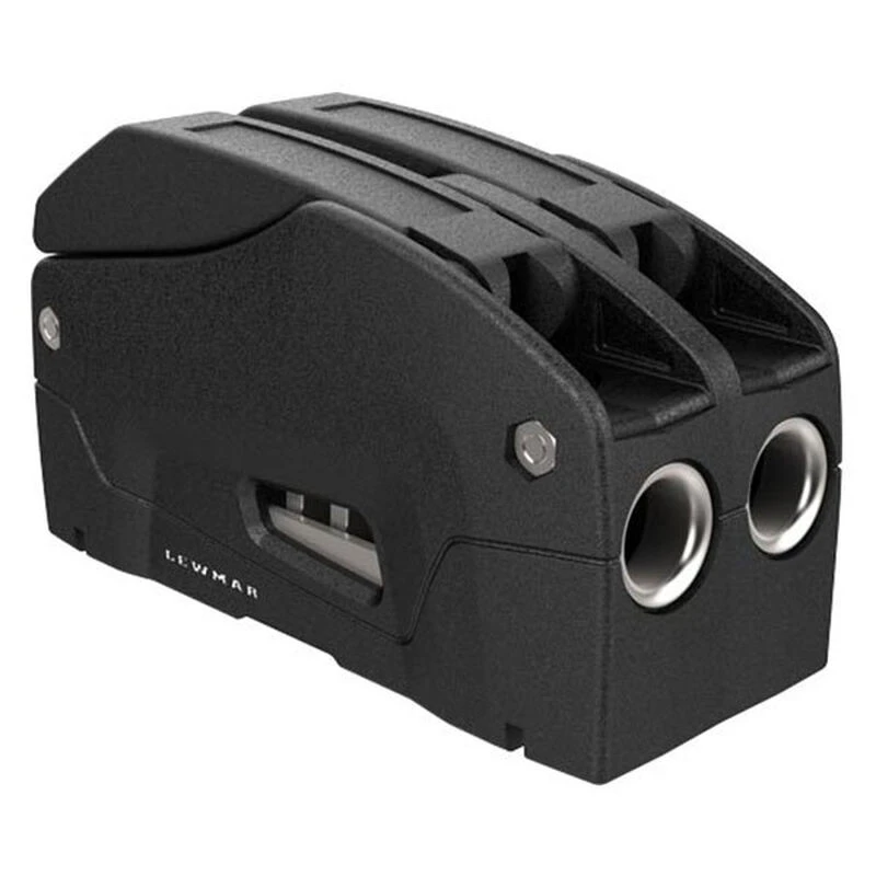 LEWMAR D1 Rope Clutch, Double, 10-12mm (3/8"-7/16") Lines, Black