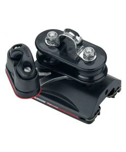 HARKEN 22 mm Small Boat Traveler Car with Pivoting Sheaves and Cam Cleat