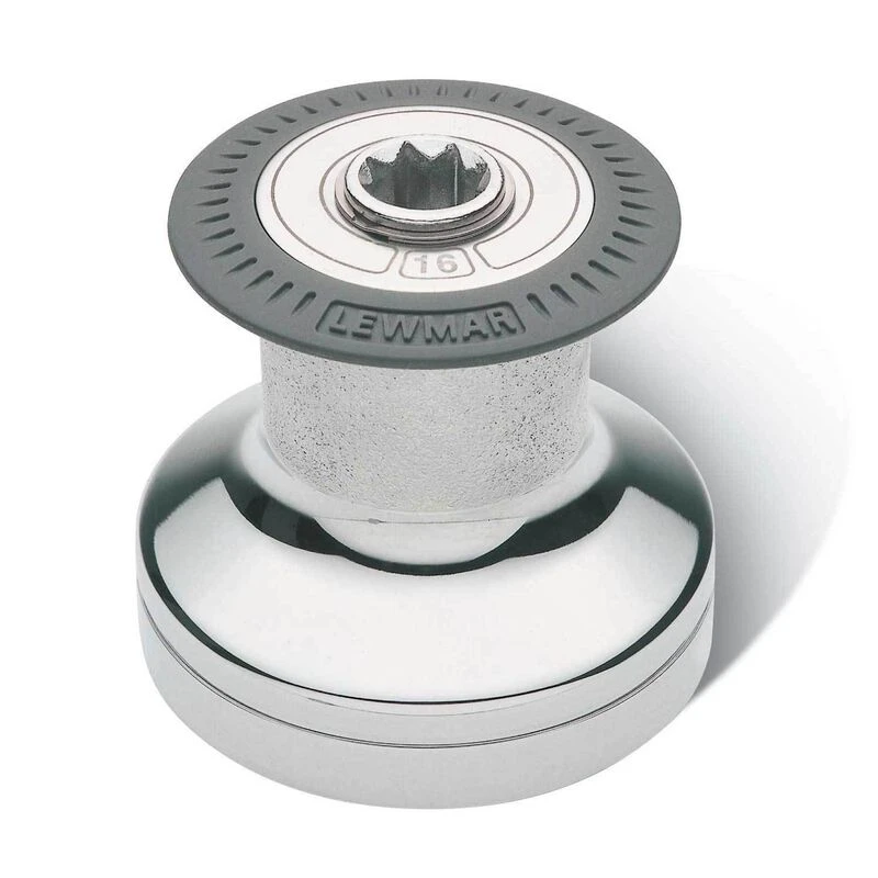 LEWMAR #16 Two-Speed Chrome-Plated Bronze Non-Self-Tailing Winch