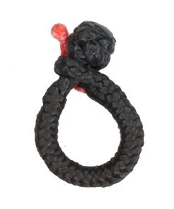 ROBSHIP 2 x 20mm Black Soft Shackle