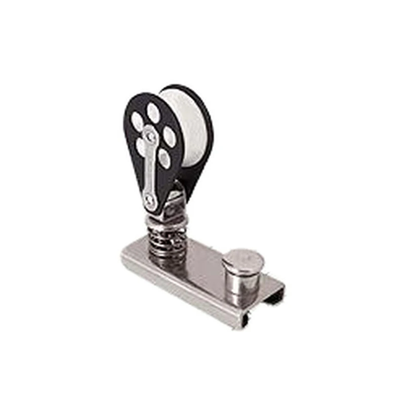 SCHAEFER Spring-Loaded Block fits 3/4" T-Track Slider, Aluminum Cheeks