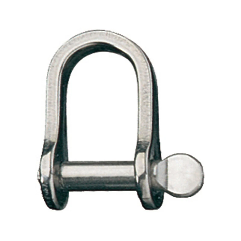 RONSTAN Stainless Steel Loose Pin "D" Shackle with 1/4" Pin, 7/8" IW
