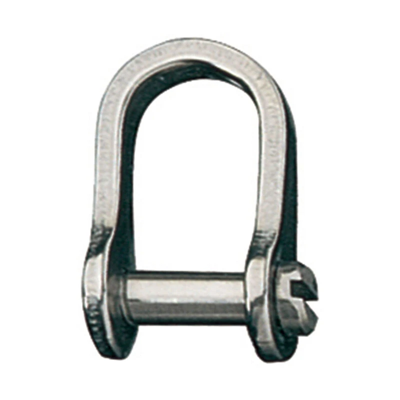 RONSTAN Stainless Steel Slotted "D" Shackle with 1/4" Pin