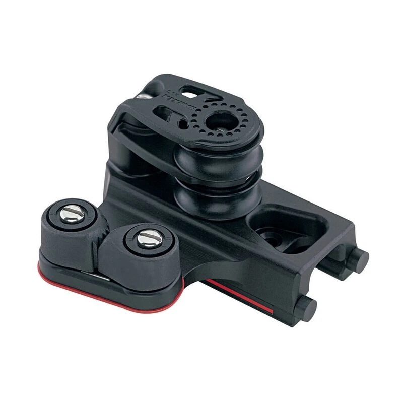 HARKEN DoubleSheave, with Cleat, 3:1/4:1 Purchase, 600lb. SWL
