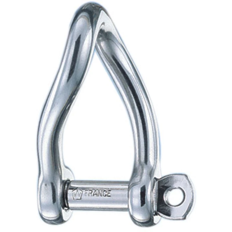 WICHARD Stainless Steel Self-locking Twisted D Shackle