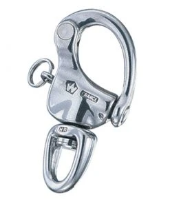 WICHARD 3 1/2" L Stainless Steel Small Swivel Bail Shackle