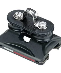 HARKEN Small Boat CB Car w/Fixed Sheaves and Eyestrap